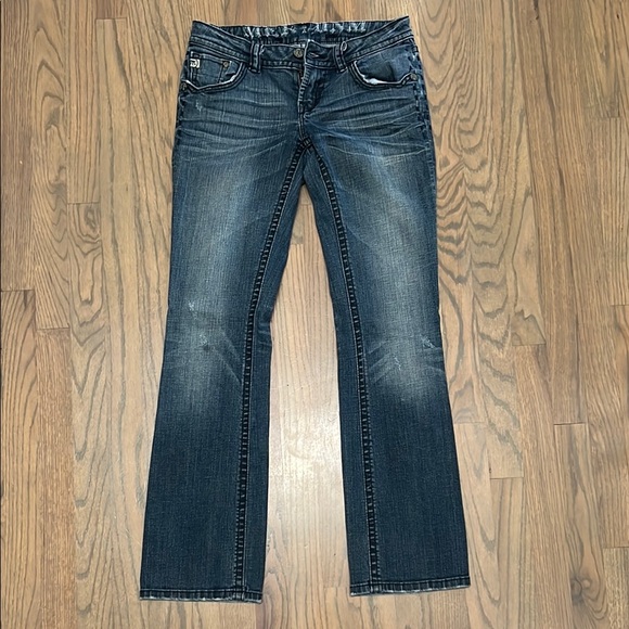 MEC Denim - MEC Blue Boot Cut Jeans with Contrast Stitching